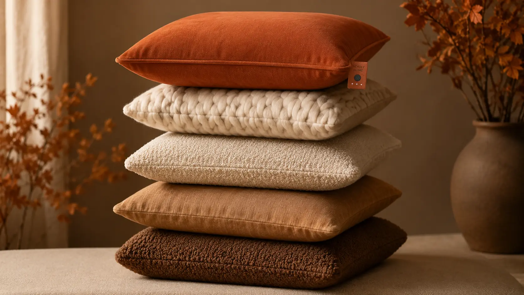 Nordly Home warmtekussens met patronen